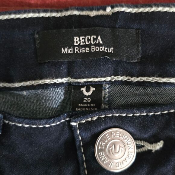 True Religion Becca Bootcut Midrise Jeans - Picture 3 of 5